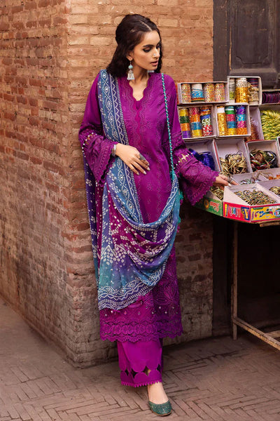 Nureh | Bazaar Lawn Chikankari 24 | NS-125 -  Nureh Luxury - Original Designer Dress - House of Maryam