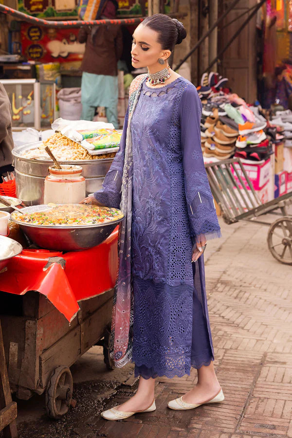 Nureh | Bazaar Lawn Chikankari 24 | NS-127 -  Nureh Luxury - Original Designer Dress - House of Maryam