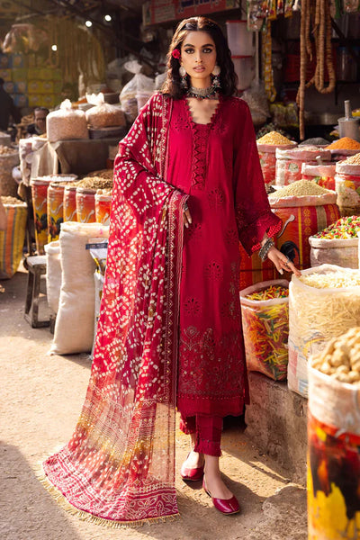 Nureh | Bazaar Lawn Chikankari 24 | NS-124 -  Nureh Luxury - Original Designer Dress - House of Maryam