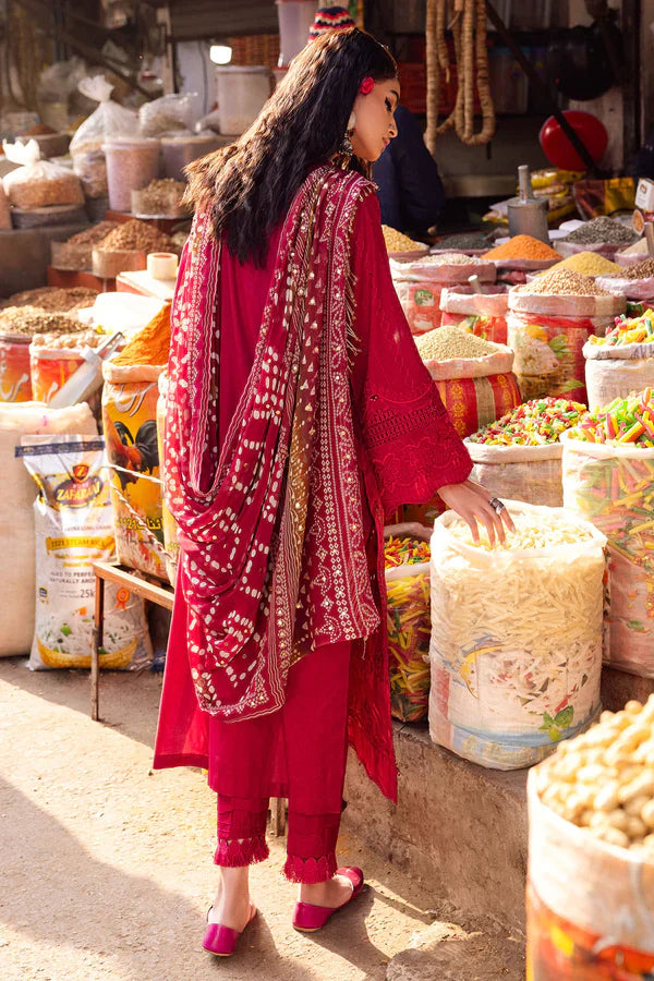Nureh | Bazaar Lawn Chikankari 24 | NS-124 -  Nureh Luxury - Original Designer Dress - House of Maryam