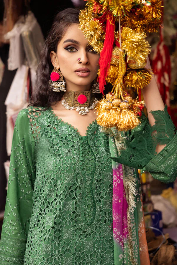 Nureh | Bazaar Lawn Chikankari 24 | NS-126 -  Nureh Luxury - Original Designer Dress - House of Maryam