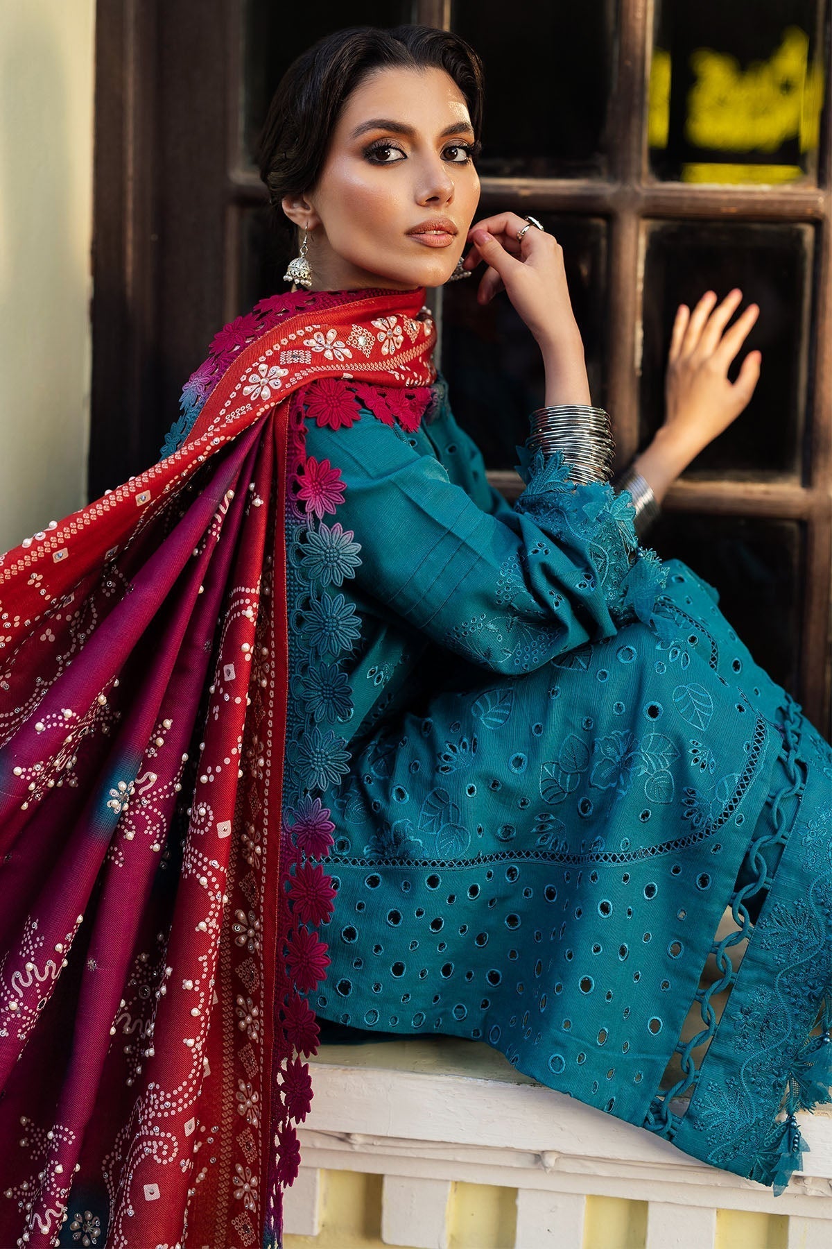 Nureh | Bazaar Winter 24 | NE-112 by Designer Nureh - House of Maryam - Pakistani Designer Ethnic Wear in {{ shop.shopifyCountryName }}