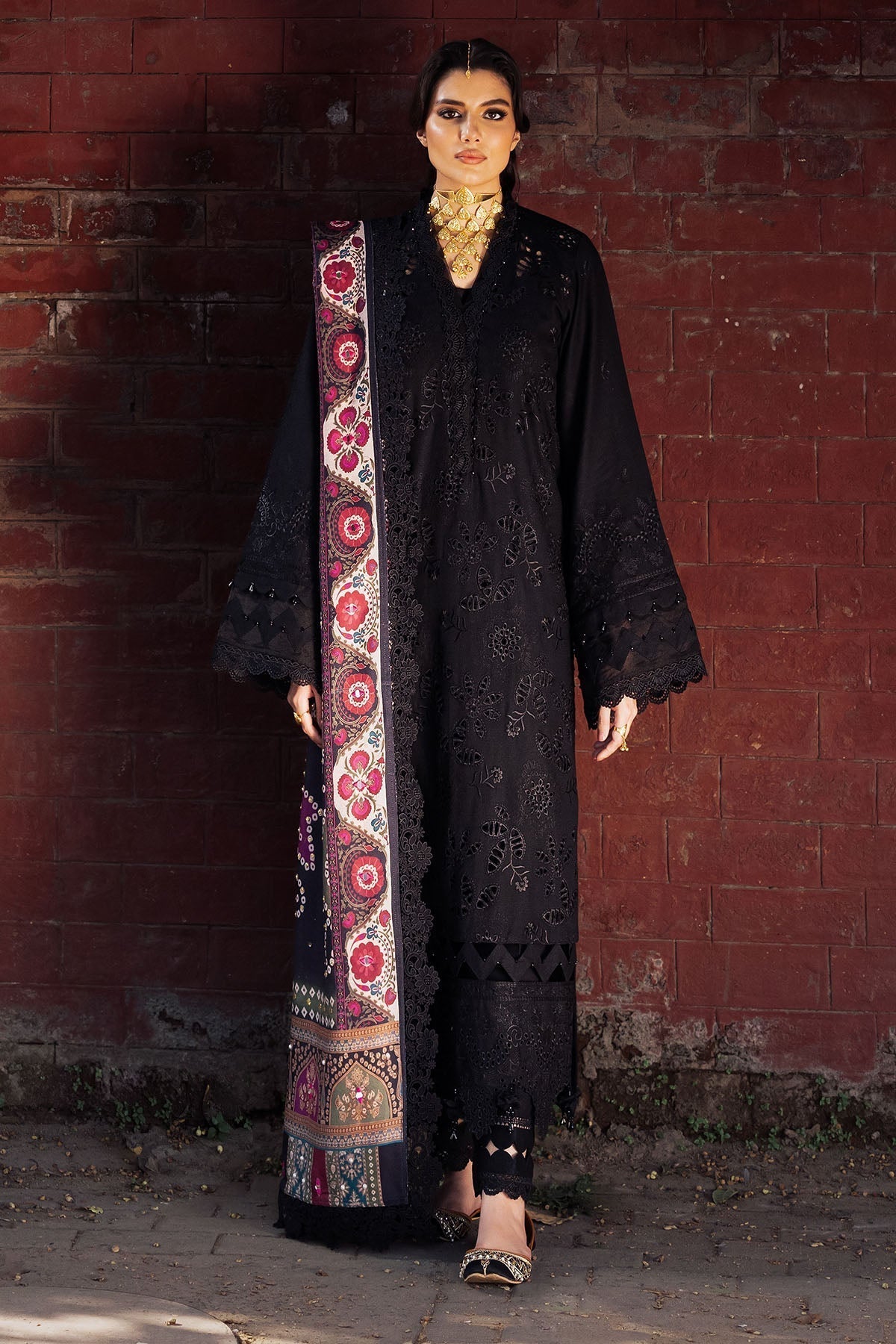 Nureh | Bazaar Winter 24 | NE-115 by Designer Nureh - House of Maryam - Pakistani Designer Ethnic Wear in {{ shop.shopifyCountryName }}