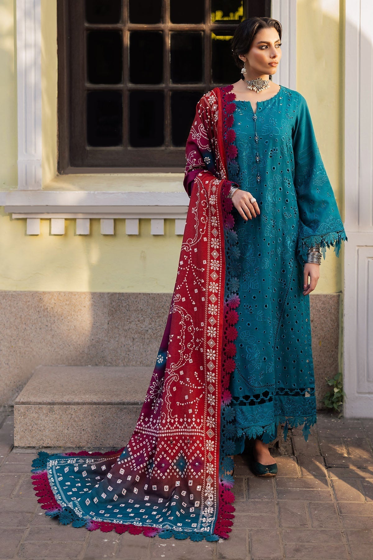 Nureh | Bazaar Winter 24 | NE-112 by Designer Nureh - House of Maryam - Pakistani Designer Ethnic Wear in {{ shop.shopifyCountryName }}