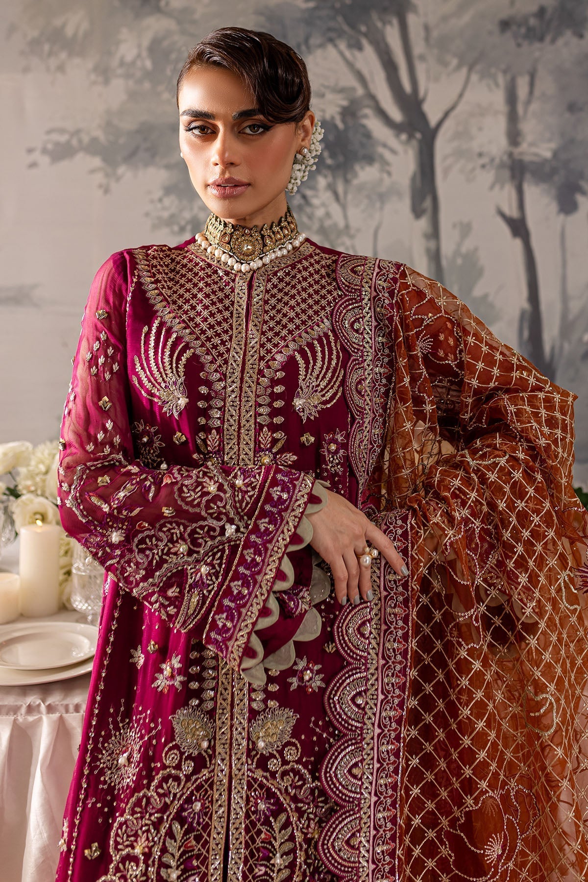 Nureh | Elanora Formals 24| NEL-54 by Designer Nureh - House of Maryam - Pakistani Designer Ethnic Wear in {{ shop.shopifyCountryName }}