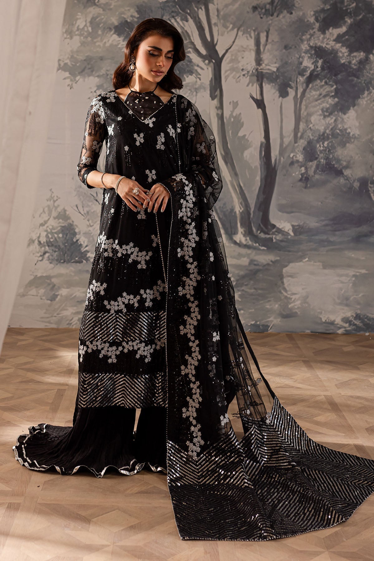 Nureh | Elanora Formals 24| NEL-59 by Designer Nureh - House of Maryam - Pakistani Designer Ethnic Wear in {{ shop.shopifyCountryName }}