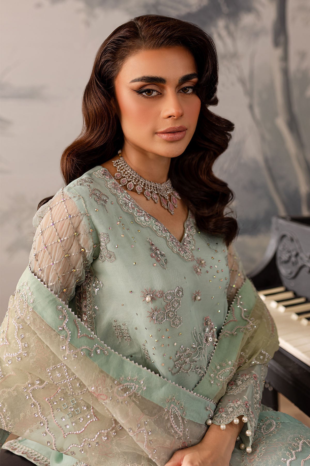 Nureh | Elanora Formals 24| NEL-57 by Designer Nureh - House of Maryam - Pakistani Designer Ethnic Wear in {{ shop.shopifyCountryName }}