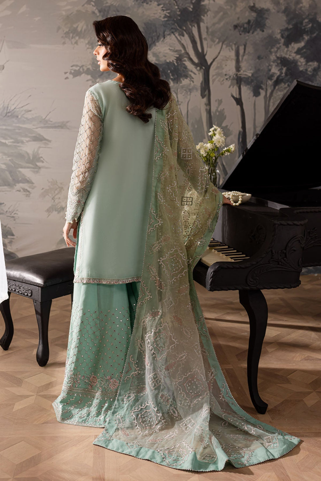 Nureh | Elanora Formals 24| NEL-57 by Designer Nureh - House of Maryam - Pakistani Designer Ethnic Wear in {{ shop.shopifyCountryName }}