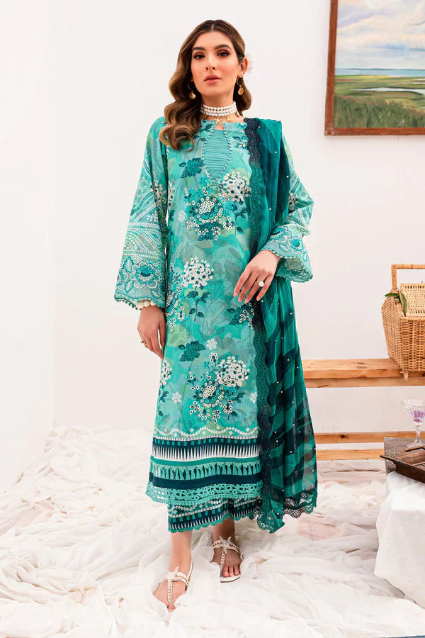 Nureh | Gardenia Lawn 24 | NSG-144 by Designer Nureh - House of Maryam - Pakistani Designer Ethnic Wear in {{ shop.shopifyCountryName }}