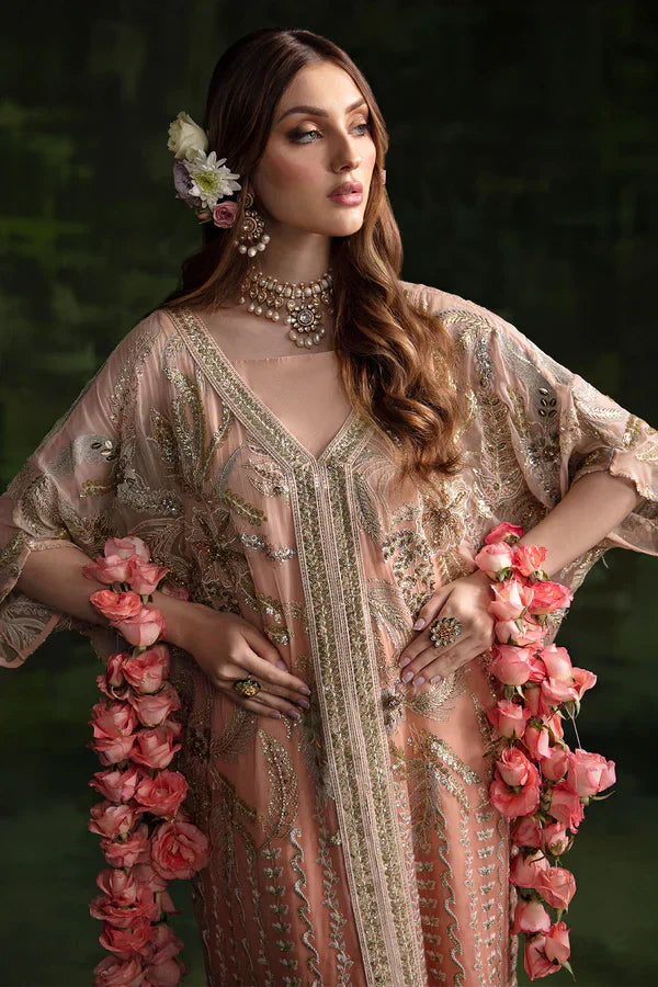 Nureh | Wedding Formals 24 | Sheer Pink by Designer Nureh - House of Maryam - Pakistani Designer Ethnic Wear in {{ shop.shopifyCountryName }}