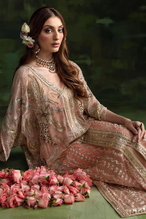 Nureh | Wedding Formals 24 | Sheer Pink -  Nureh Bridal - Original Designer Dress - House of Maryam