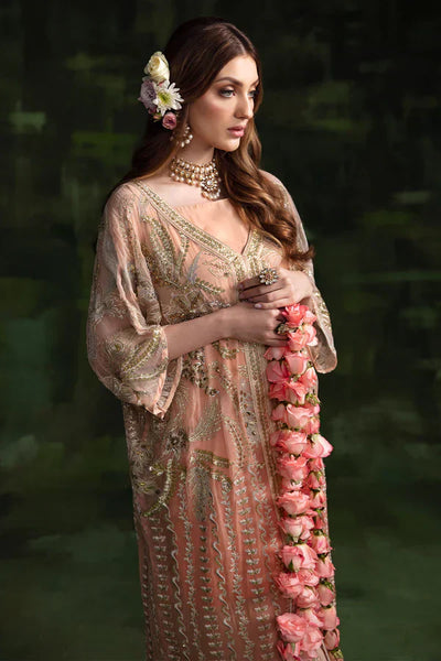 Nureh | Wedding Formals 24 | Sheer Pink -  Nureh Bridal - Original Designer Dress - House of Maryam