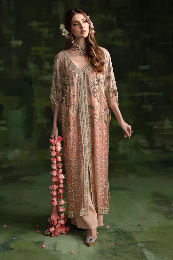 Nureh | Wedding Formals 24 | Sheer Pink by Designer Nureh - House of Maryam - Pakistani Designer Ethnic Wear in {{ shop.shopifyCountryName }}