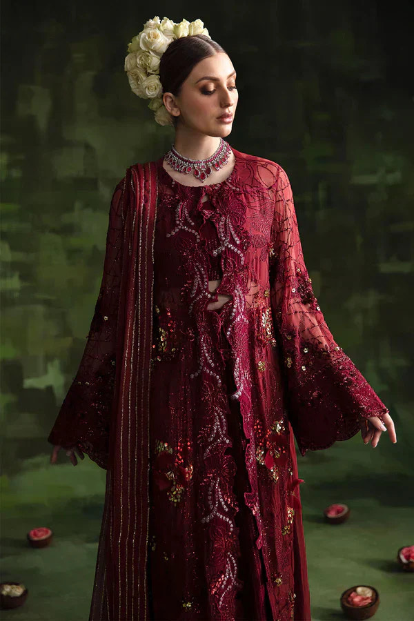 Nureh | Wedding Formals 24 | Russian Red -  Nureh Bridal - Original Designer Dress - House of Maryam