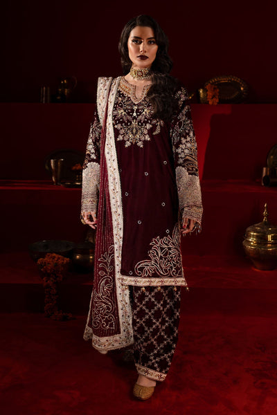Nureh | Maya Velvet |  NW-89 -  Nureh Ladies Clothes - Original Designer Dress - House of Maryam