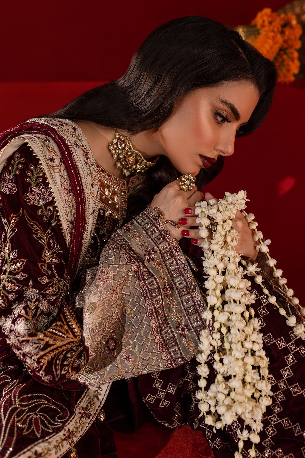 Nureh | Maya Velvet |  NW-89 -  Nureh Ladies Clothes - Original Designer Dress - House of Maryam