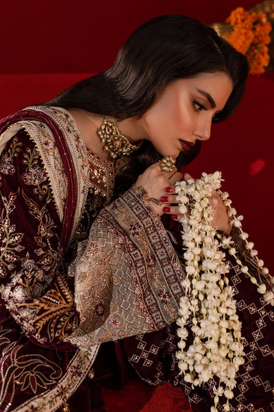 Nureh | Maya Velvet |  NW-89 -  Nureh Ladies Clothes - Original Designer Dress - House of Maryam