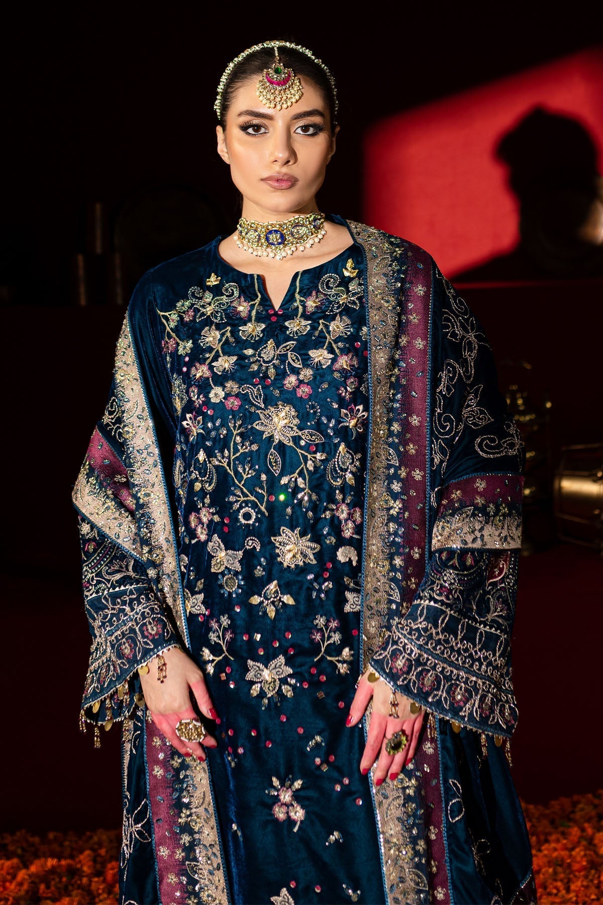 Nureh | Maya Velvet |  NW-90 -  Nureh Ladies Clothes - Original Designer Dress - House of Maryam