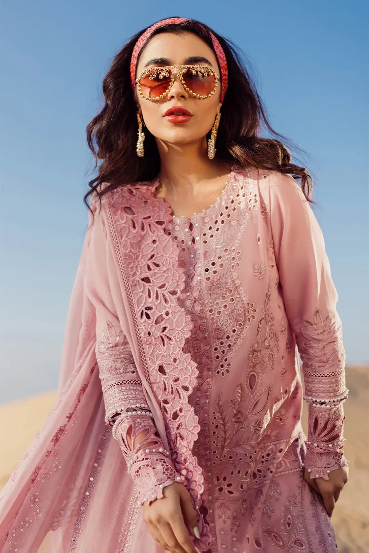 Nureh | Sehra Swiss Voil Lawn | CARNIVAL - NE-73 by Designer Nureh - House of Maryam - Pakistani Designer Ethnic Wear in {{ shop.shopifyCountryName }}