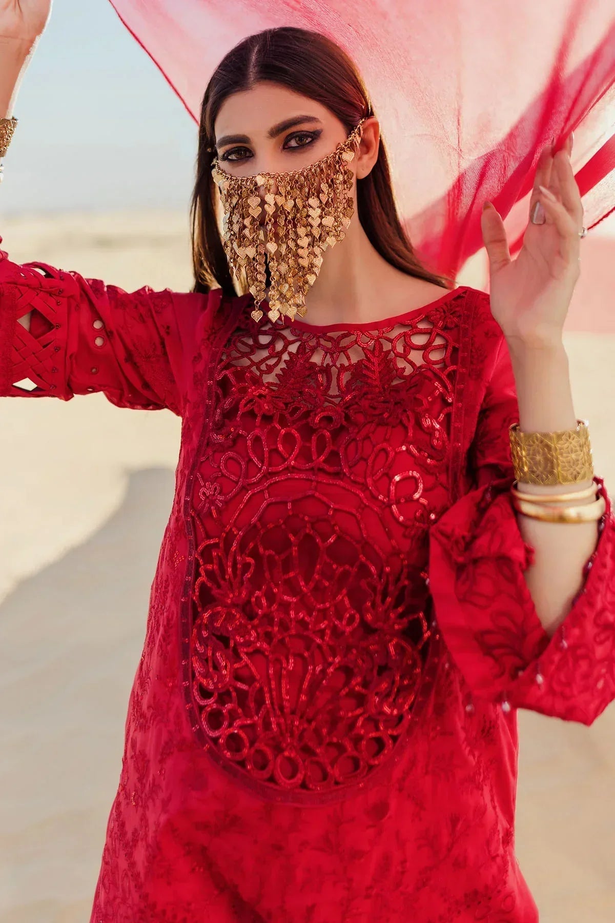 Nureh | Sehra Swiss Voil Lawn | AURORA - NE-79 -  Nureh Luxury - Original Designer Dress - House of Maryam