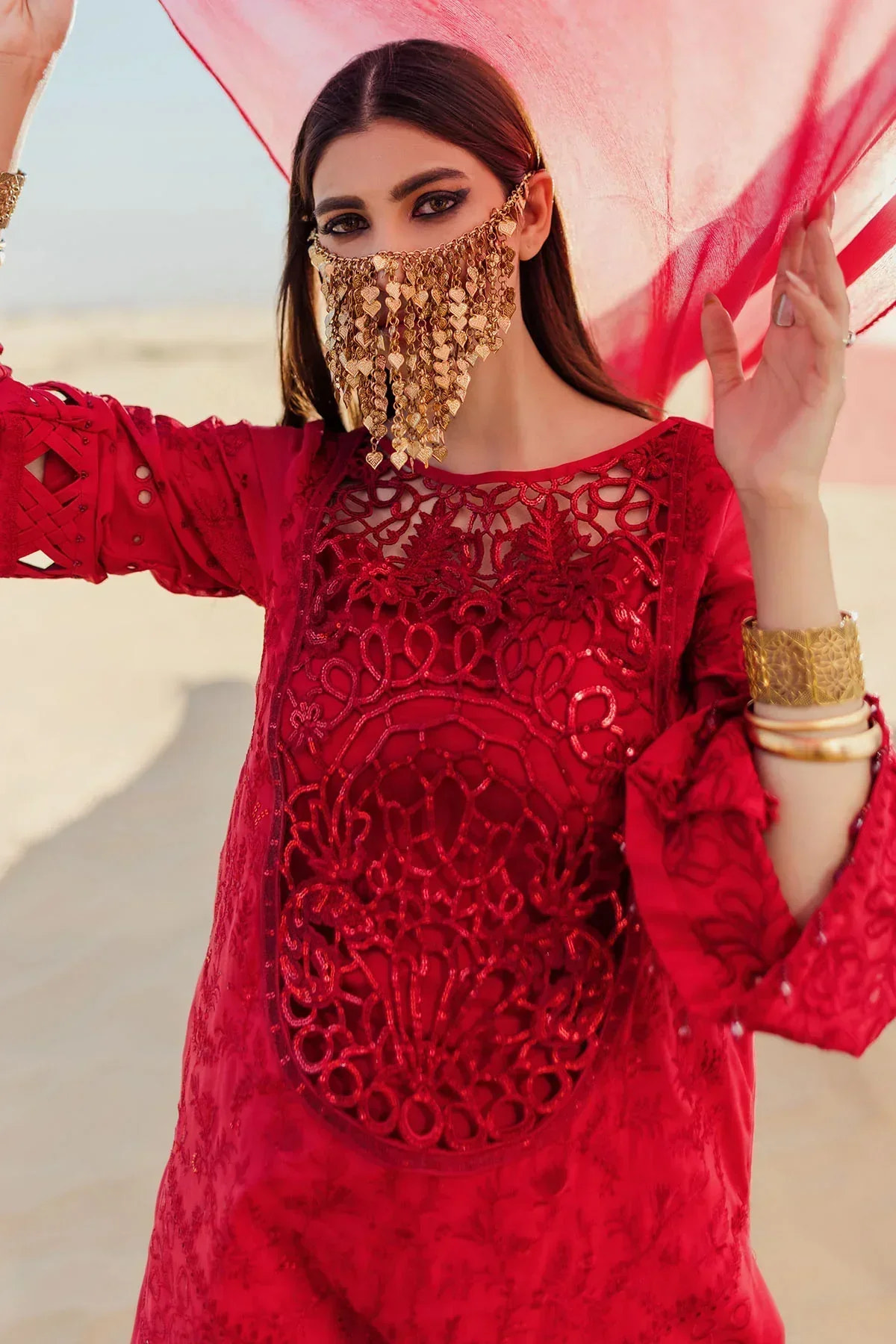 Nureh | Sehra Swiss Voil Lawn | AURORA - NE-79 -  Nureh Luxury - Original Designer Dress - House of Maryam