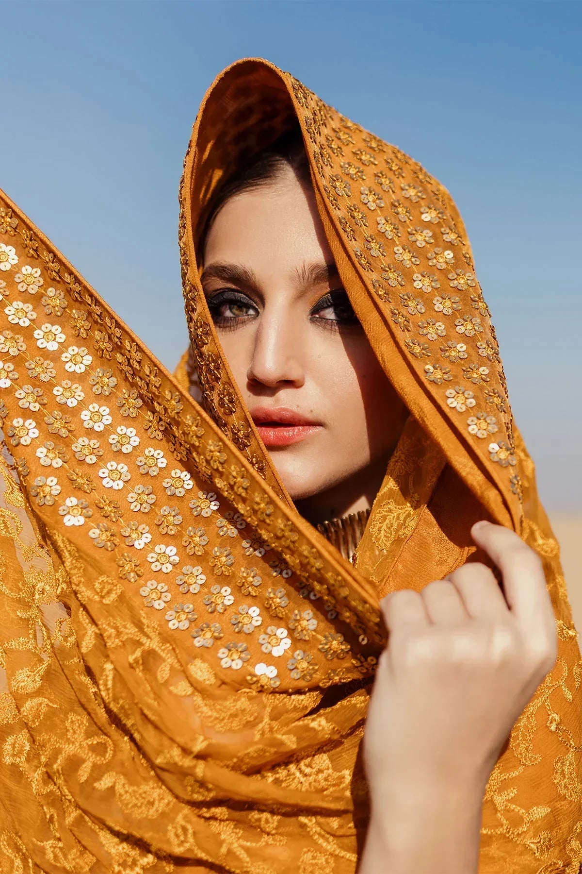 Nureh | Sehra Swiss Voil Lawn | MEEHA - NE-75 by Designer Nureh - House of Maryam - Pakistani Designer Ethnic Wear in {{ shop.shopifyCountryName }}