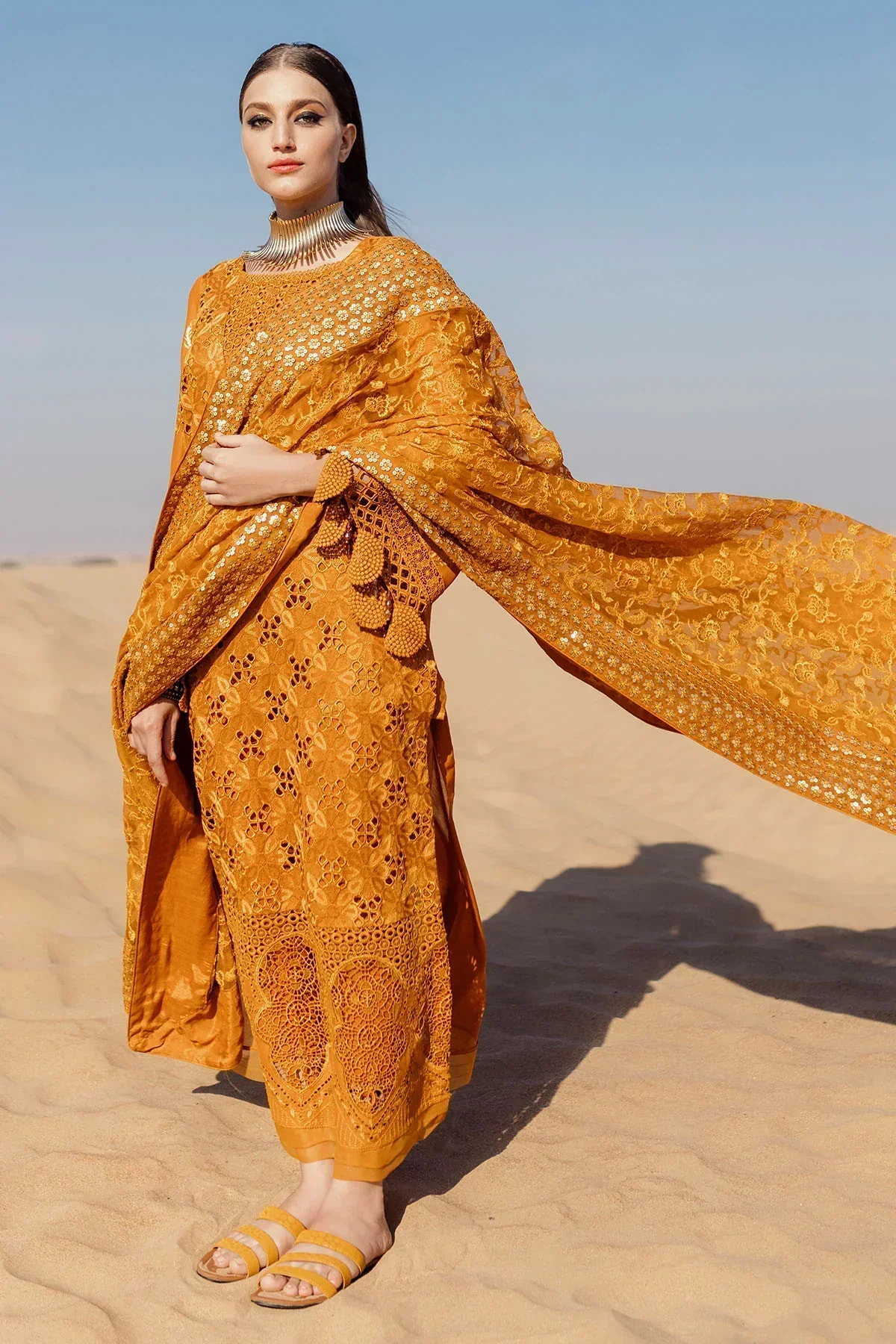 Nureh | Sehra Swiss Voil Lawn | MEEHA - NE-75 -  Nureh Luxury - Original Designer Dress - House of Maryam