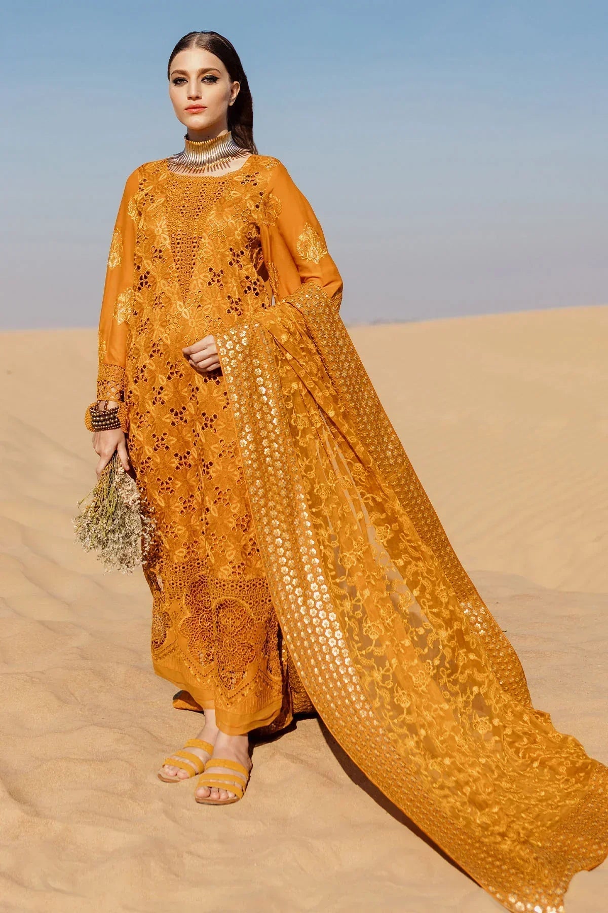 Nureh | Sehra Swiss Voil Lawn | MEEHA - NE-75 -  Nureh Luxury - Original Designer Dress - House of Maryam