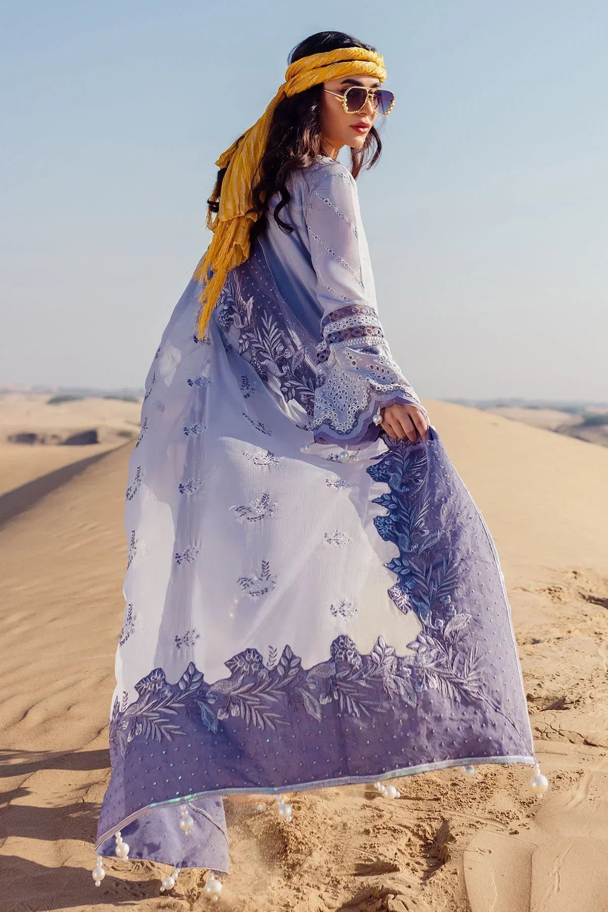 Nureh | Sehra Swiss Voil Lawn | CAMEO - NE-80 -  Nureh Luxury - Original Designer Dress - House of Maryam