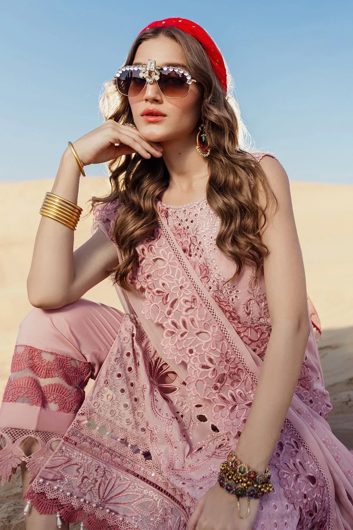 Nureh | Sehra Swiss Voil Lawn | CARNIVAL - NE-73 by Designer Nureh - House of Maryam - Pakistani Designer Ethnic Wear in {{ shop.shopifyCountryName }}