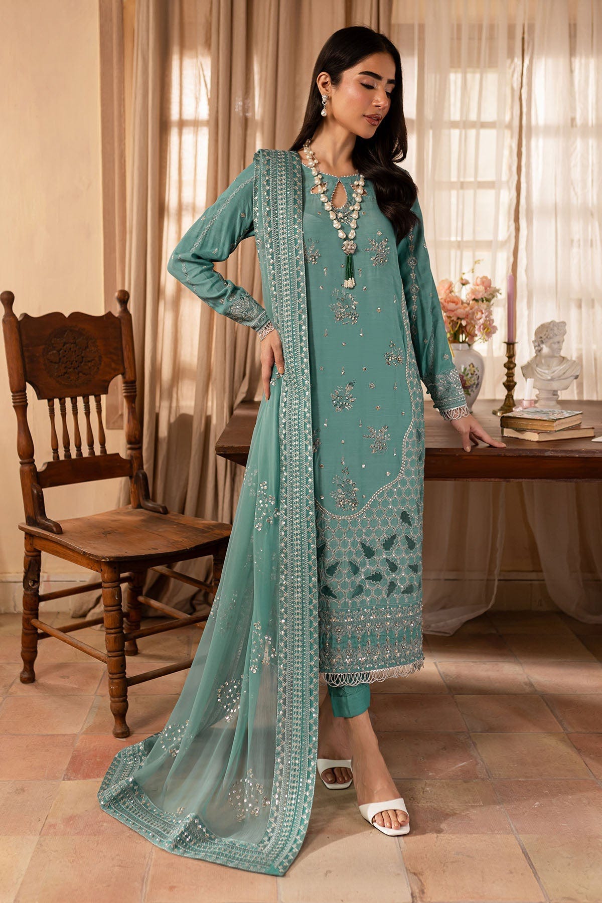 Nureh | Shades of Winter |  NP-576 -  Nureh Ladies Clothes - Original Designer Dress - House of Maryam