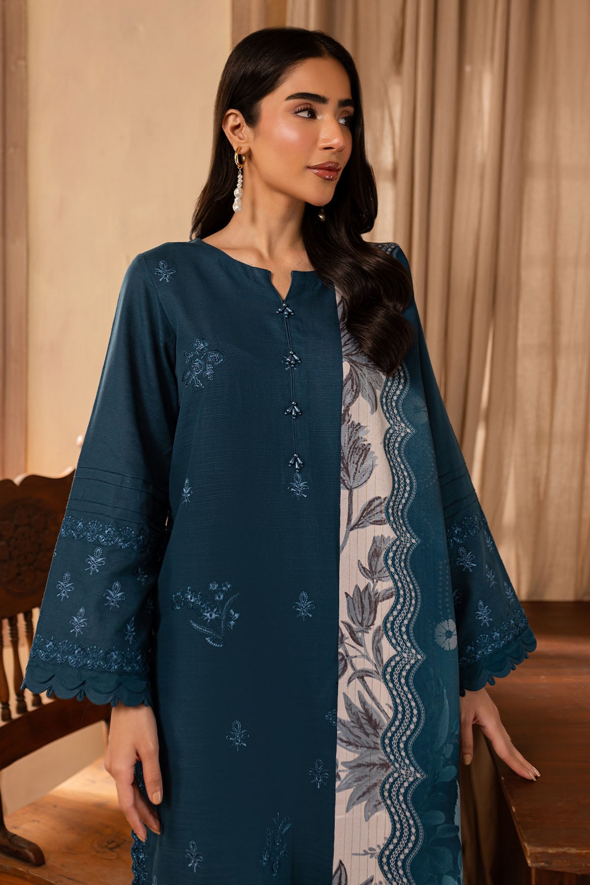 Nureh | Shades of Winter |  NP-580 -  Nureh Ladies Clothes - Original Designer Dress - House of Maryam