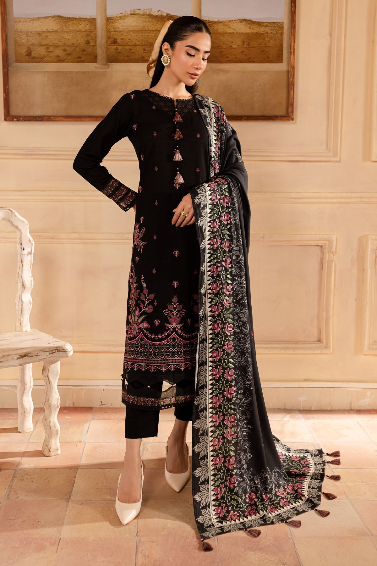 Nureh | Shades of Winter |  NP-585 -  Nureh Ladies Clothes - Original Designer Dress - House of Maryam