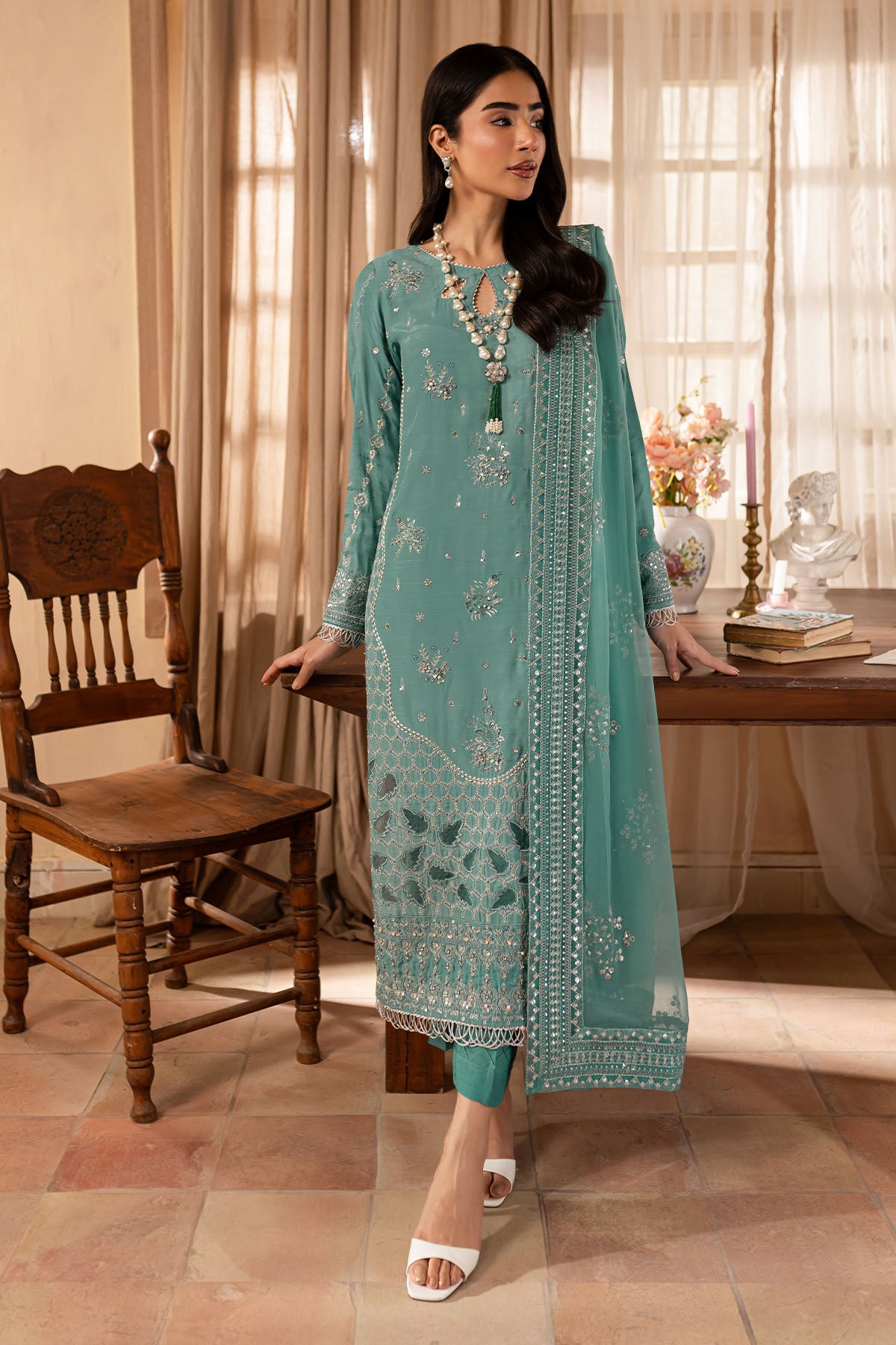 Nureh | Shades of Winter |  NP-576 -  Nureh Ladies Clothes - Original Designer Dress - House of Maryam