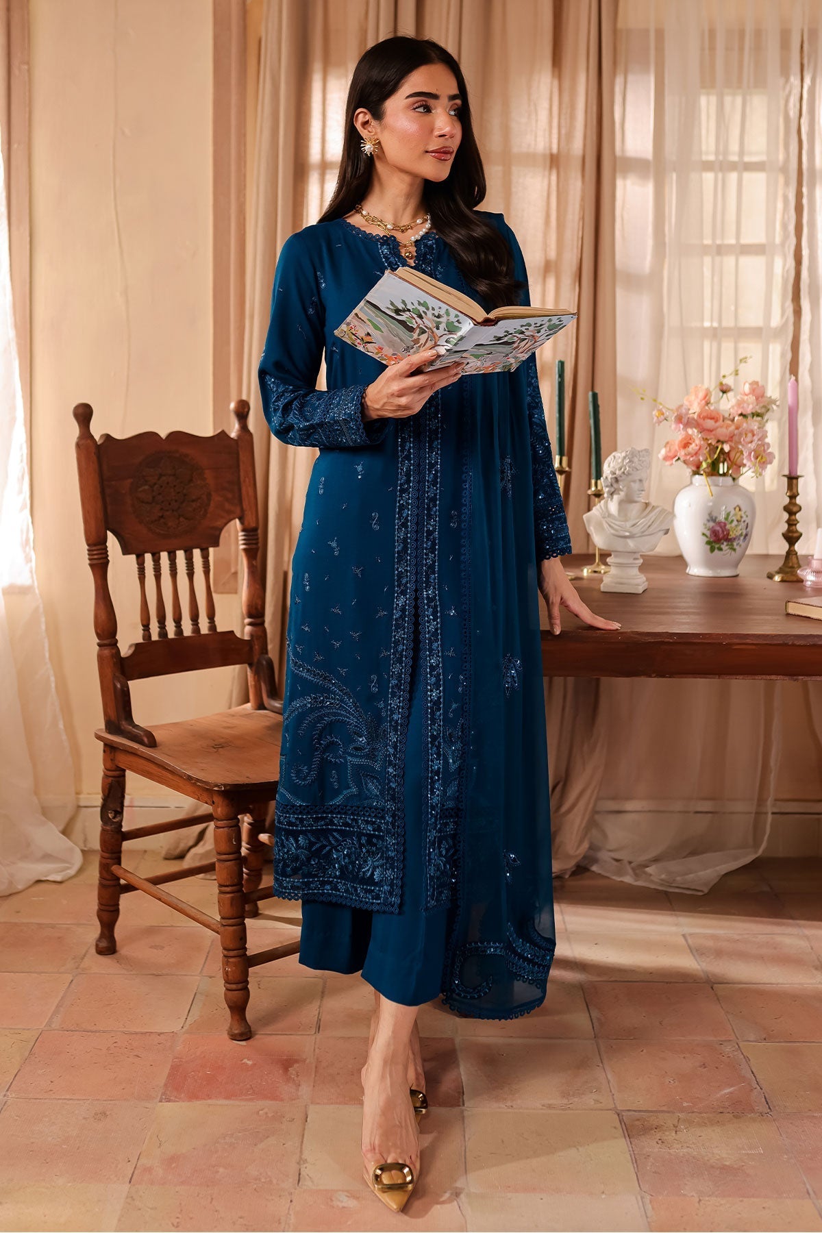 Nureh | Shades of Winter |  NP-583 -  Nureh Ladies Clothes - Original Designer Dress - House of Maryam