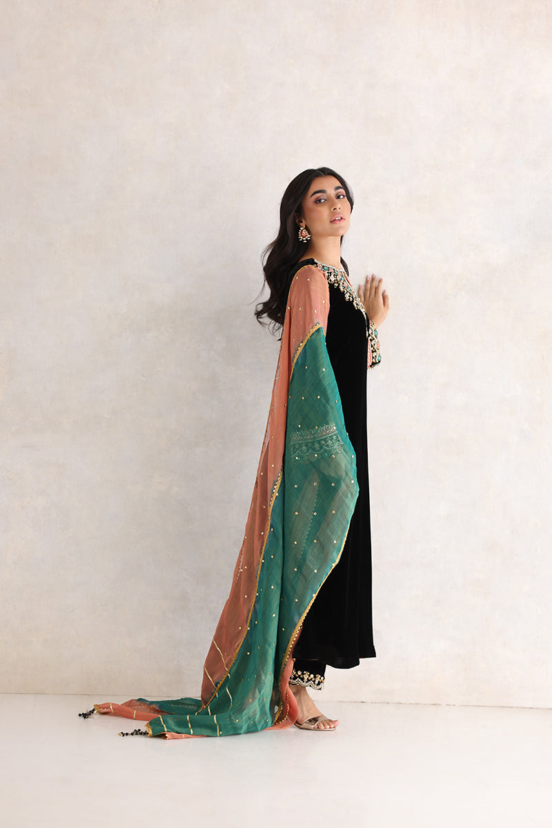 Sana Abbas | Velvet Formals | NURGUL -  Sana Abbas Ladies Clothes - Original Designer Dress - House of Maryam