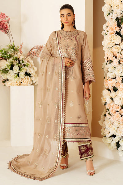 Alizeh | Luxury Raw Silk | AF-RS-06-OAK -  Alizeh Ladies Clothes - Original Designer Dress - House of Maryam