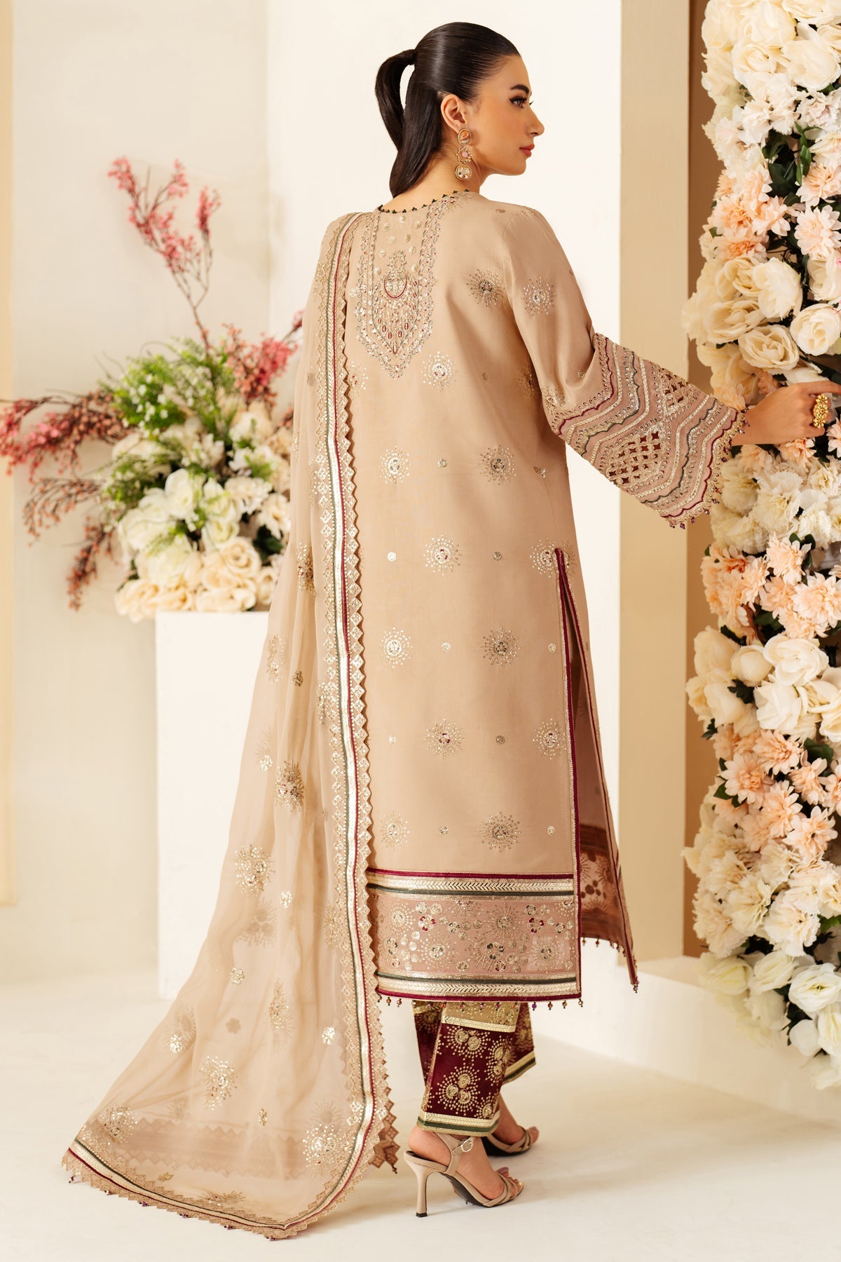 Alizeh | Luxury Raw Silk | AF-RS-06-OAK -  Alizeh Ladies Clothes - Original Designer Dress - House of Maryam