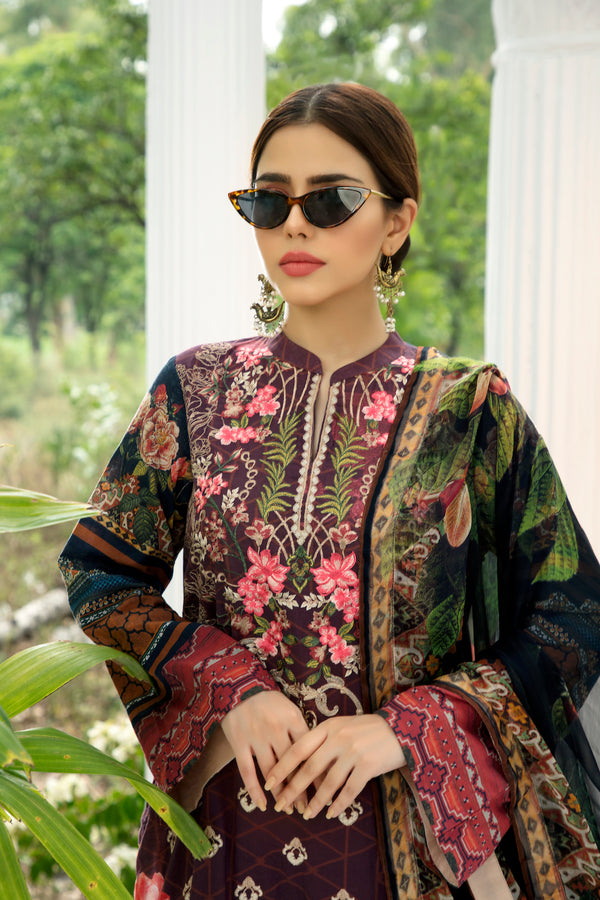 House of Nawab | Lawn Collection 24 | LAILA by House of Nawab - House of Maryam