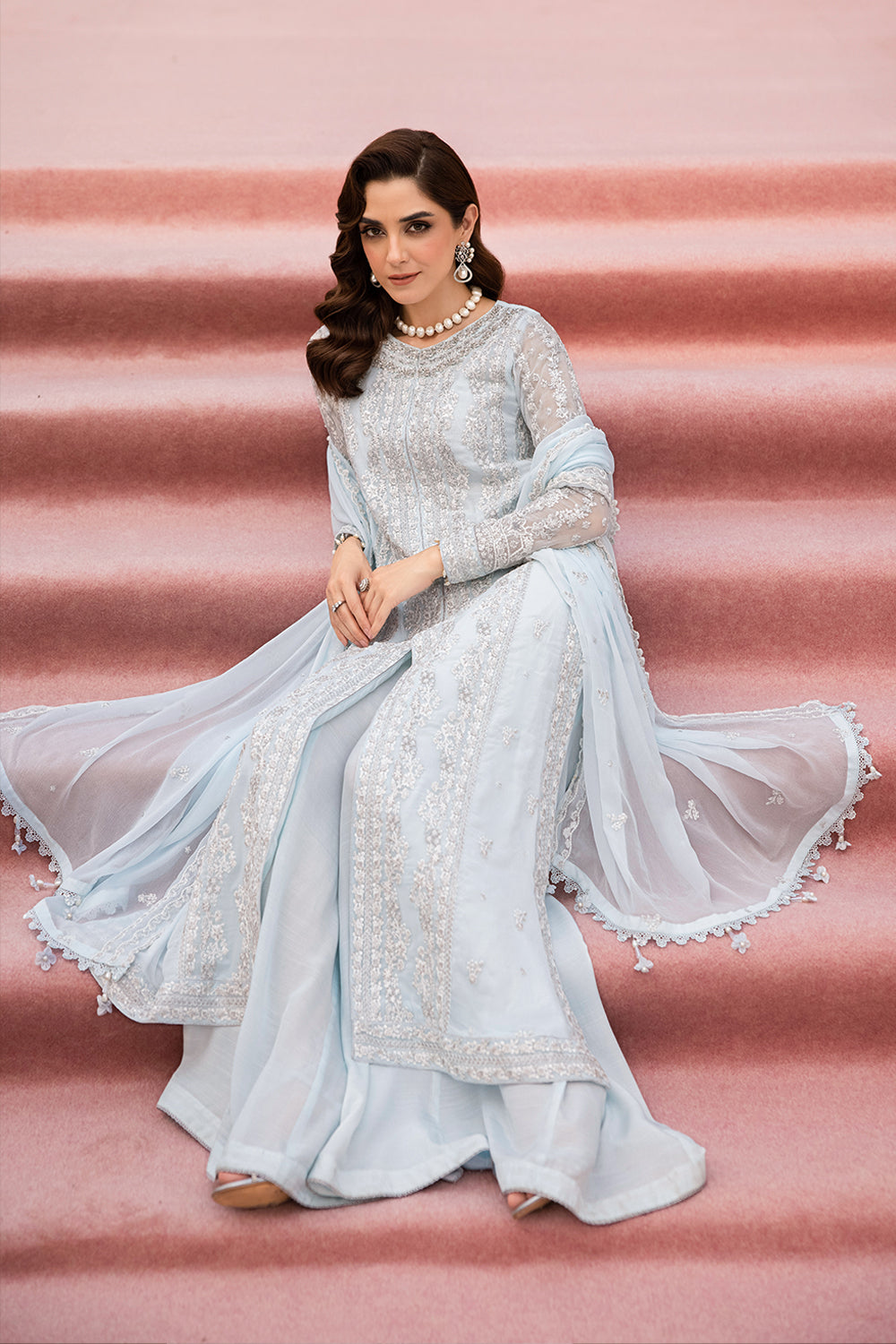 Azure | Luxe Formals | Ocean Sapphire -  Azure Ladies Clothes - Original Designer Dress - House of Maryam