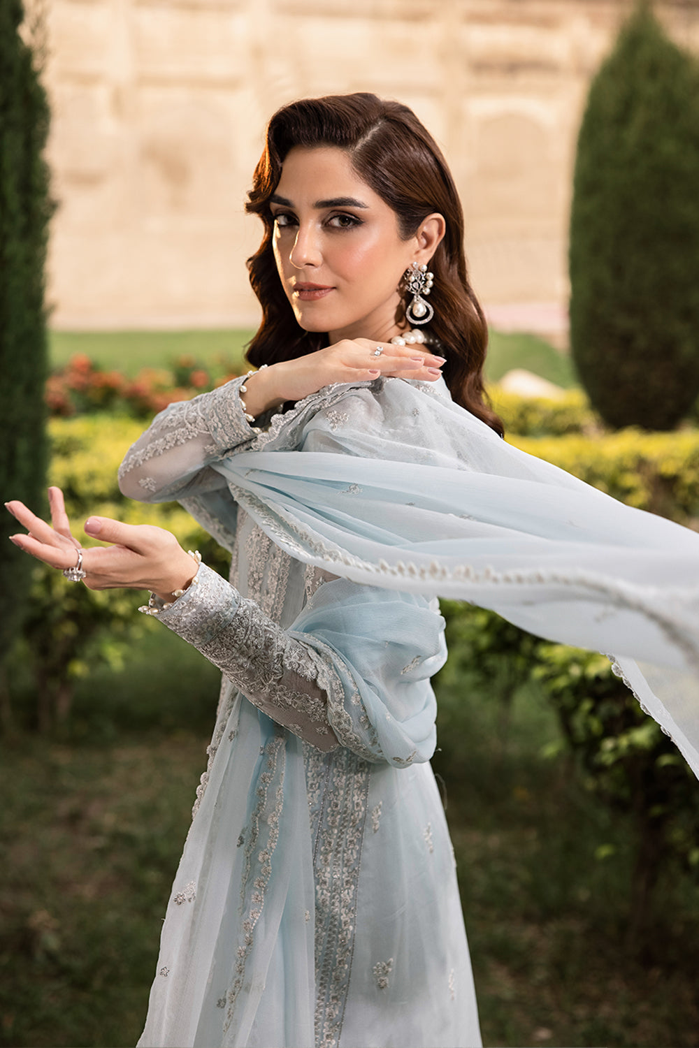 Azure | Luxe Formals | Ocean Sapphire -  Azure Ladies Clothes - Original Designer Dress - House of Maryam