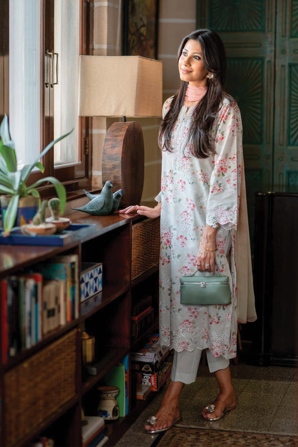 Sahar | Spring Summer Lawn | S-13 -  Sahar Casuals - Original Designer Dress - House of Maryam