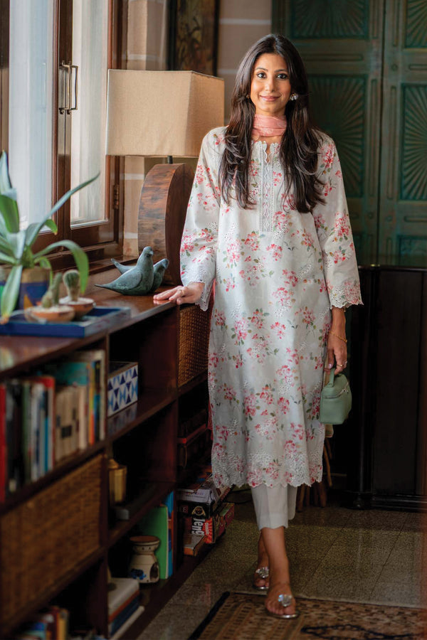 Sahar | Spring Summer Lawn | S-13 -  Sahar Casuals - Original Designer Dress - House of Maryam