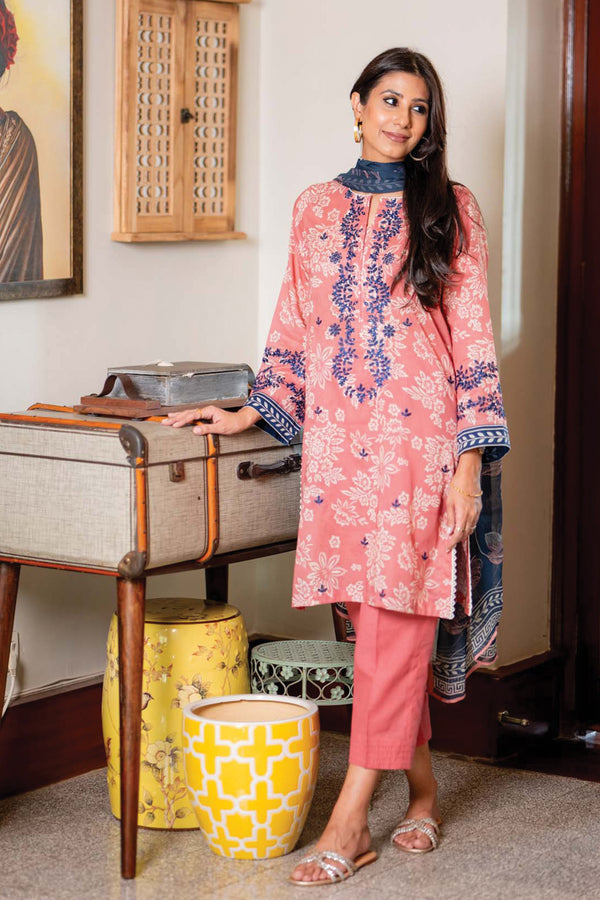 Sahar | Spring Summer Lawn | S-24 -  Sahar Casuals - Original Designer Dress - House of Maryam