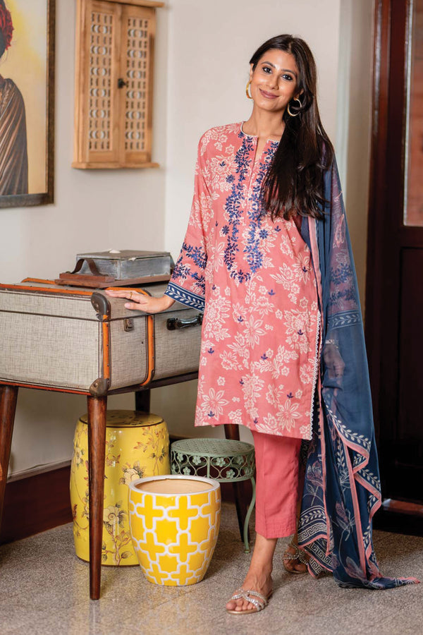 Sahar | Spring Summer Lawn | S-24 -  Sahar Casuals - Original Designer Dress - House of Maryam