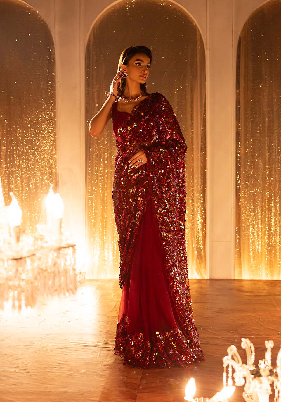 Zarqash | Bling Series | SCARLET -  Zarqash Formal - Original Designer Dress - House of Maryam