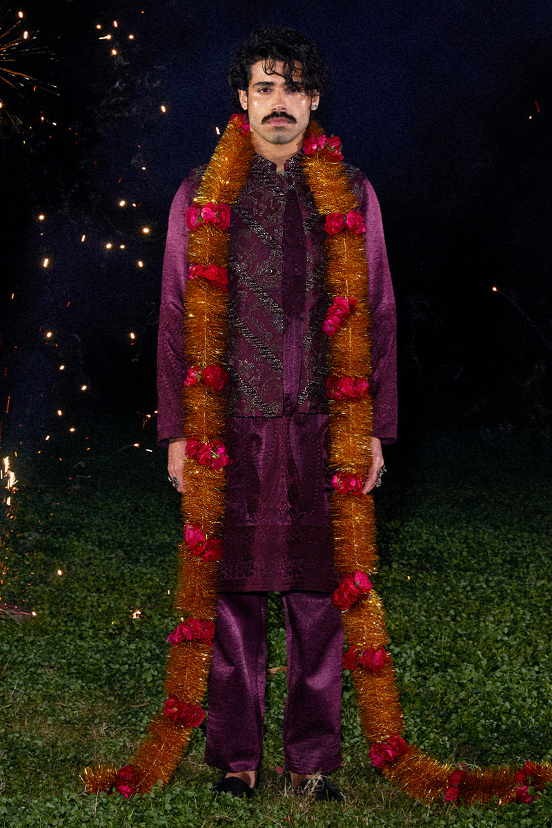Republic By Omar Farooq | Luxury Rtw | 'Sayan' Kurta Pajama -  Republic by Omar Farooq Luxury RTW - Original Designer Dress - House of Maryam