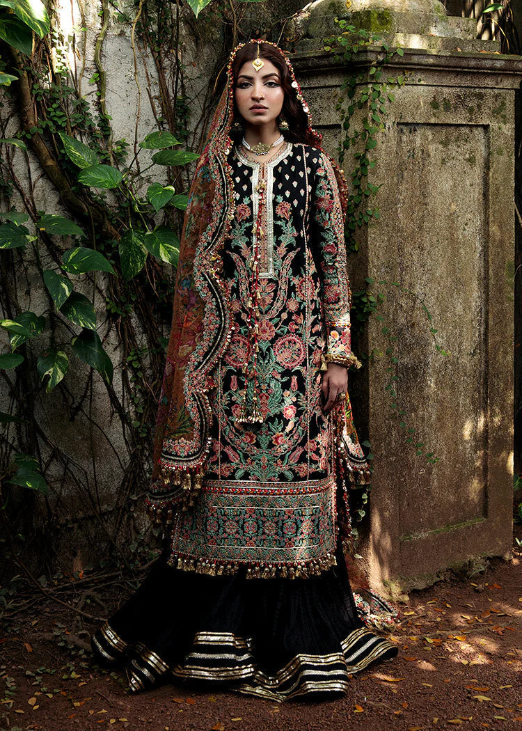 Hussain Rehar | Roshan Luxury Lawn | Dilruba by Designer Maria B - House of Maryam - Pakistani Designer Ethnic Wear in {{ shop.shopifyCountryName }}