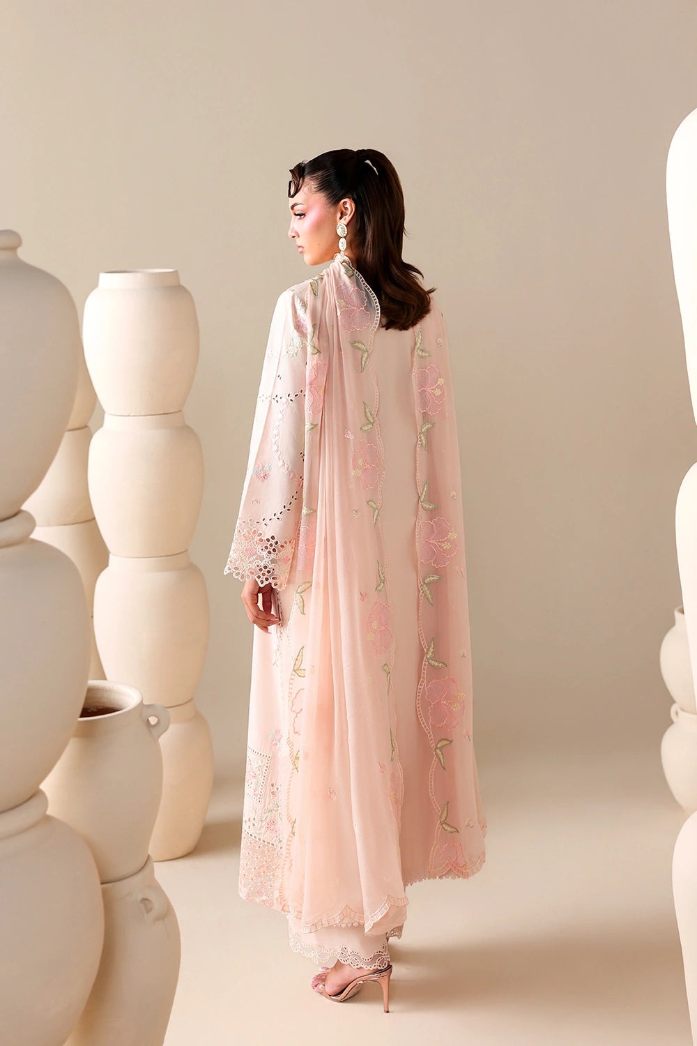 Azure | Luxury Lawn 26 | Peachy Meadow, image 2