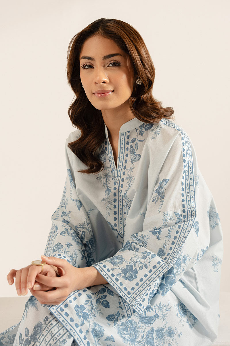 Cross Stitch | Basic Pret | Ice Whisper-2PC (Shirt & Trouser)-4